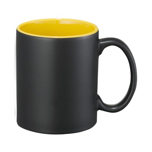 Yellow Piza Ceramic Mugs